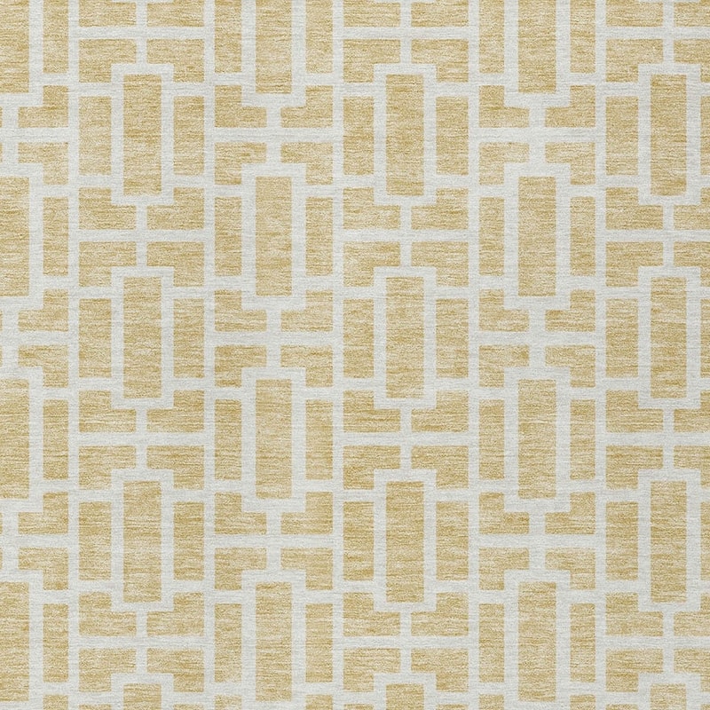 HomeRoots Geometric Transitional Rectangle Outdoor Rug
