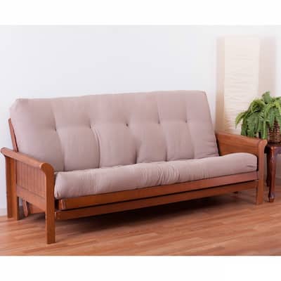8-inch Thick Twill Futon Mattress (Twin, Full, or Queen)