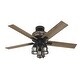 preview thumbnail 3 of 11, Hunter 52" Mt. Vista Ceiling Fan with LED Light and Pull Chain - Natural Iron