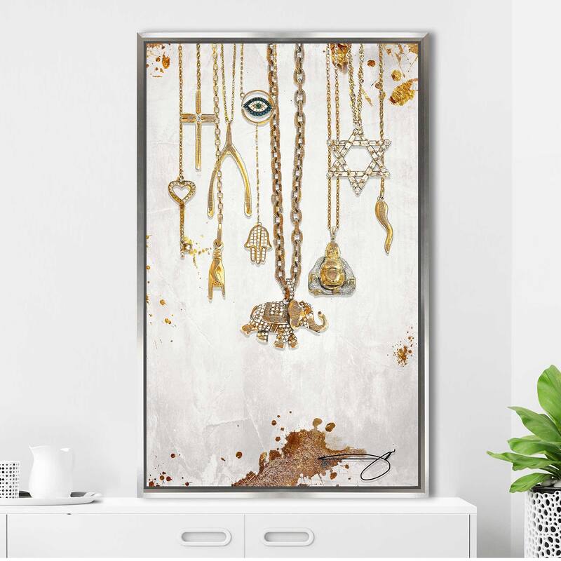 "Faith And Luck" by Jodi Print on Floating Canvas