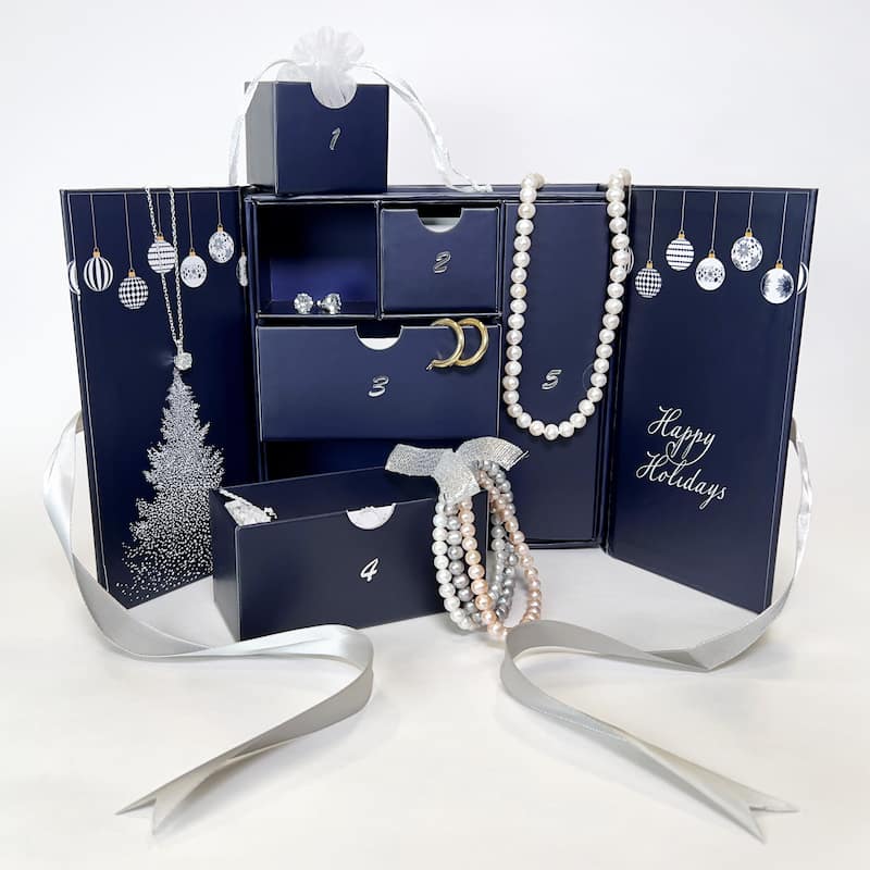 Miadora Advent Calendar Jewelry Box Gift Set