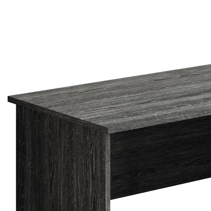 CraftPorch Mid Century wooden Writing Table with Cabinet