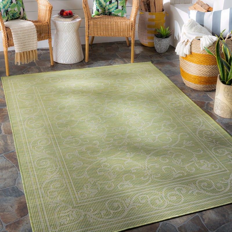 Artistic Weavers Adalet Vintage Boho Medallion Outdoor Area Rug