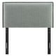 preview thumbnail 41 of 52, Camille Upholstered Striped Linen Blend Headboard