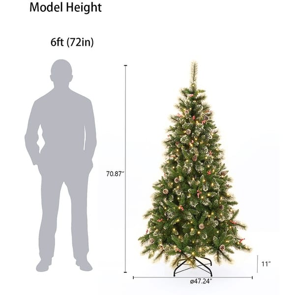 6Ft PreLit LED Artificial Full Pine Christmas Tree Bed Bath & Beyond