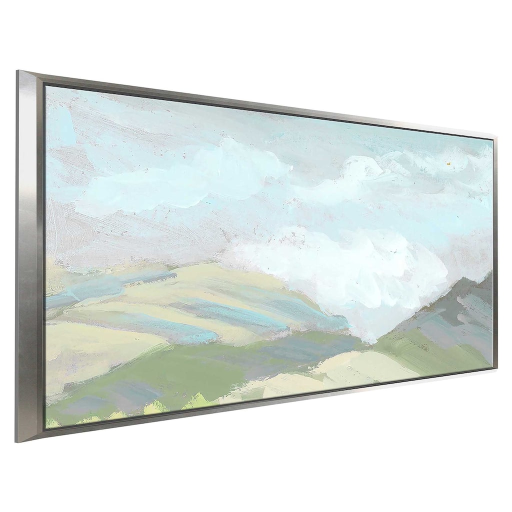 "Hill View" Print on Floating Canvas