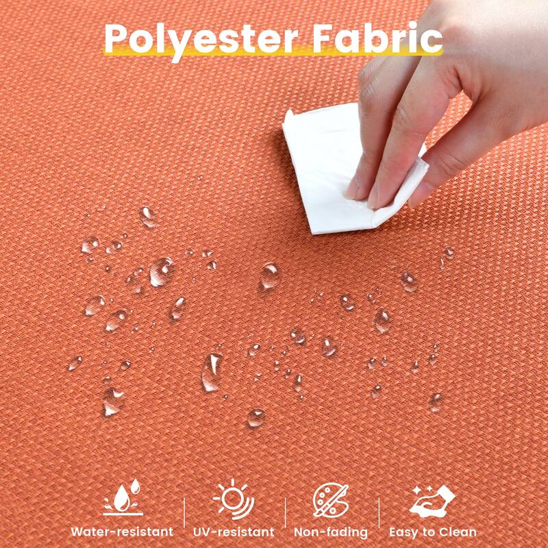 XIZZI 8-Piece Outdoor Wicker Furniture Sectional Set with Firepit