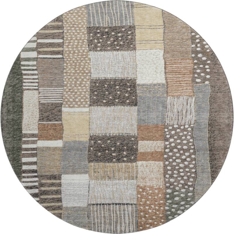 Premium Washable Super Soft Modern Patchwork Mayfield Rug