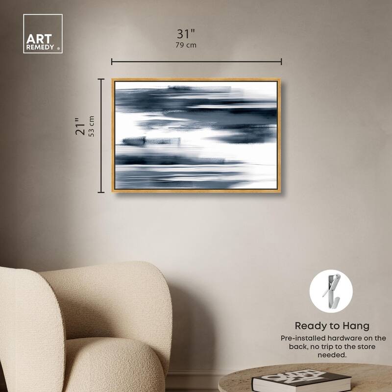 Blue Mirage II Canvas by Art Remedy