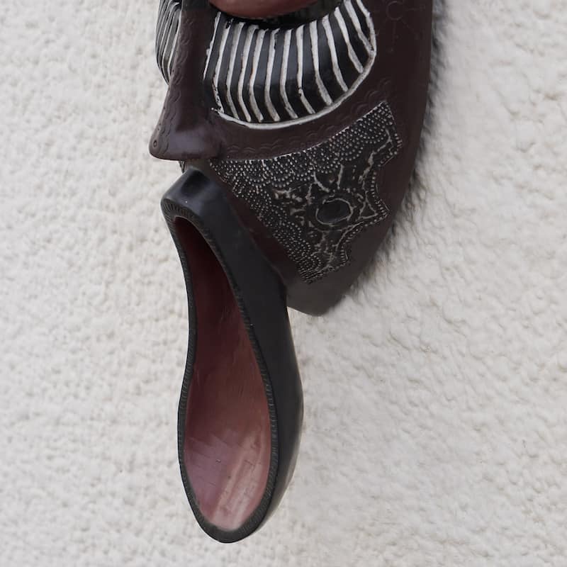 Novica Handmade Ancestral Chant African Wood Mask