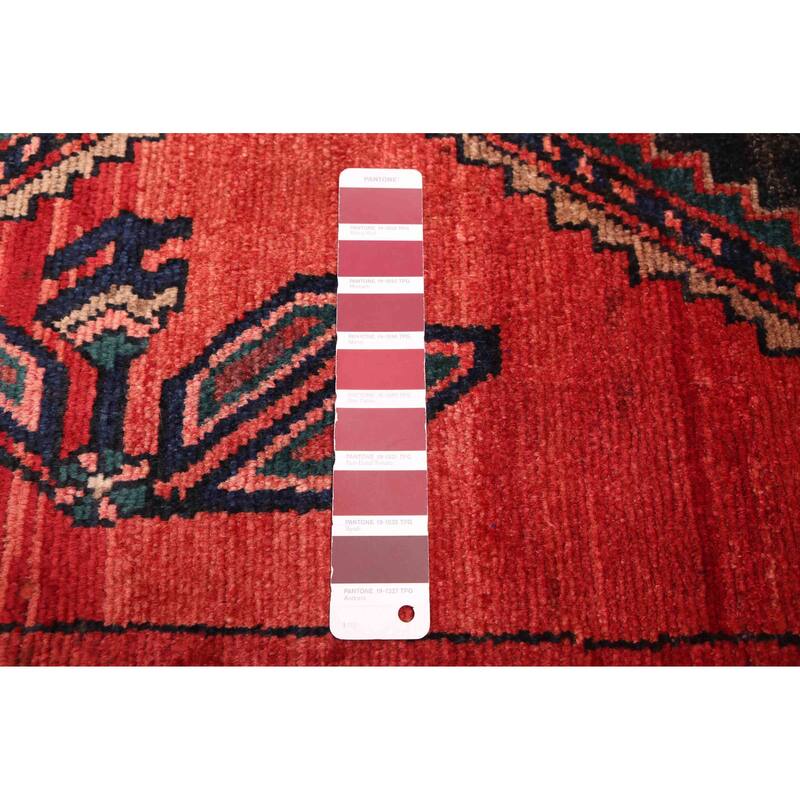 ECARPETGALLERY Hand-knotted Konya Anatolian Dark Navy, Red Wool Rug - 4'9 x 8'6