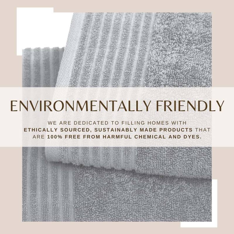 Linery & Co. 100% Featherspun Cotton Quick-Dry Bath Towel