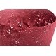 preview thumbnail 3 of 3, Allan Andrews Round Foot Pouf Pasini Ruby