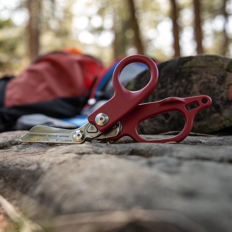 Leatherman Raptor Response Pocket Size 4 Tool Stainless Steel Multitool, Crimson
