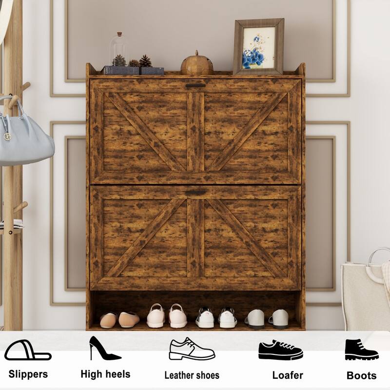 Entrance Shoe Cabinet Organizer,shoe storage boxes,2drawer entrance  Shoe Rack storage Shelf
