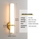 preview thumbnail 17 of 29, Modern Wall Sconce 2-Pack Sconce Wall Lighting Acrylic Lampshade 18in Wall Light Fixture