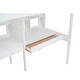 preview thumbnail 16 of 17, White Twin Size Solid Wood Loft Bed with Storage Staircase, Desks, and Shelves