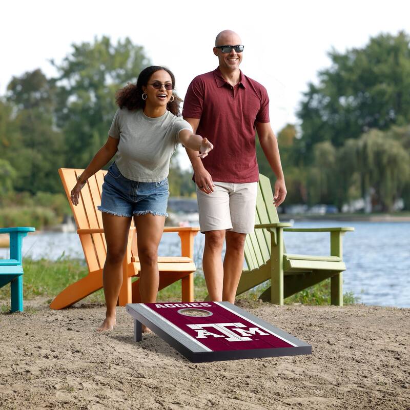 Texas A&M Aggies NCAA Compact 2x3 Tailgate Cornhole Board Set