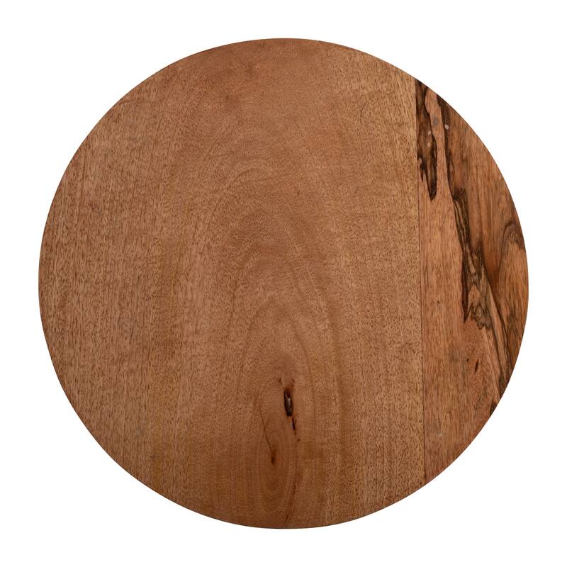 Sagebrook Home Neutral Farmhouse Wood Riser Tray