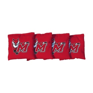Marist College Red Foxes Red Cornhole Bags