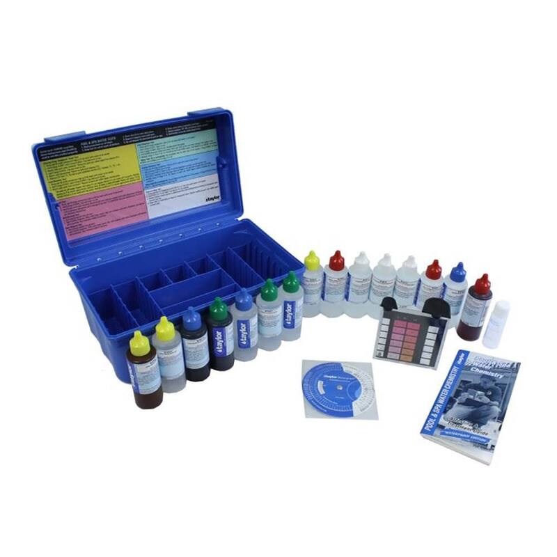 Taylor Deluxe Complete High Swimming Pool Spa Multiple Test Kit w/ Case (2 Pack) - 60 ml (2 ounce)