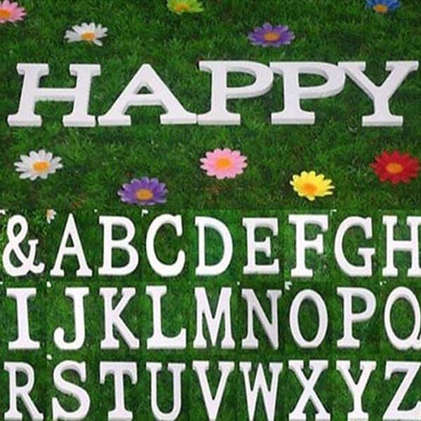 Shop Wedding Party Home Plywood Decoration English Q Letter