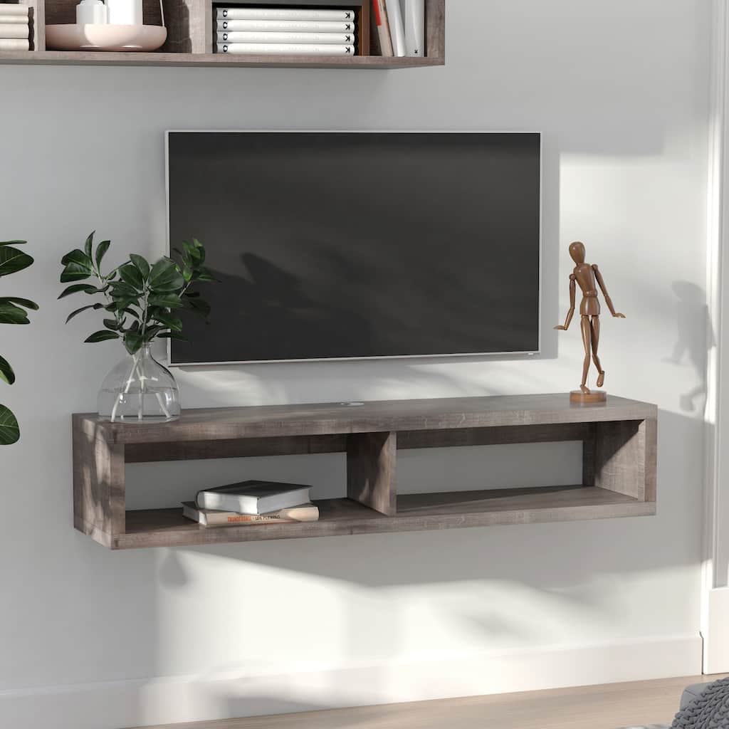 Industrial Wall Mounted Floating TV Stand