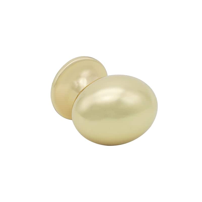 Utopia Alley Charlton Cabinet Ring Pull Knob - Vintage Cabinet Hardware with Hand Finished Polished Gold, Pull Knobs 1.38"