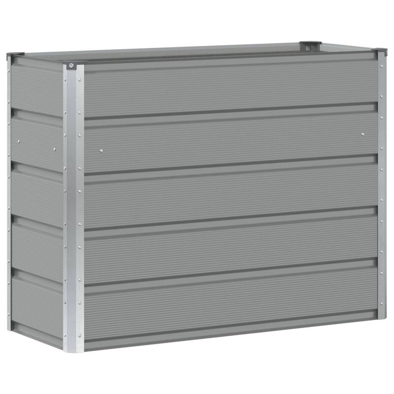 vidaXL Planter in Steel - 39.37 x 15.75 x 17.72"