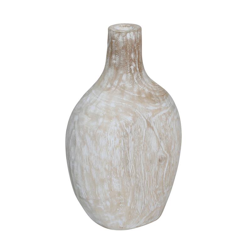 Coveview Vase, Antique White with Natural Tones