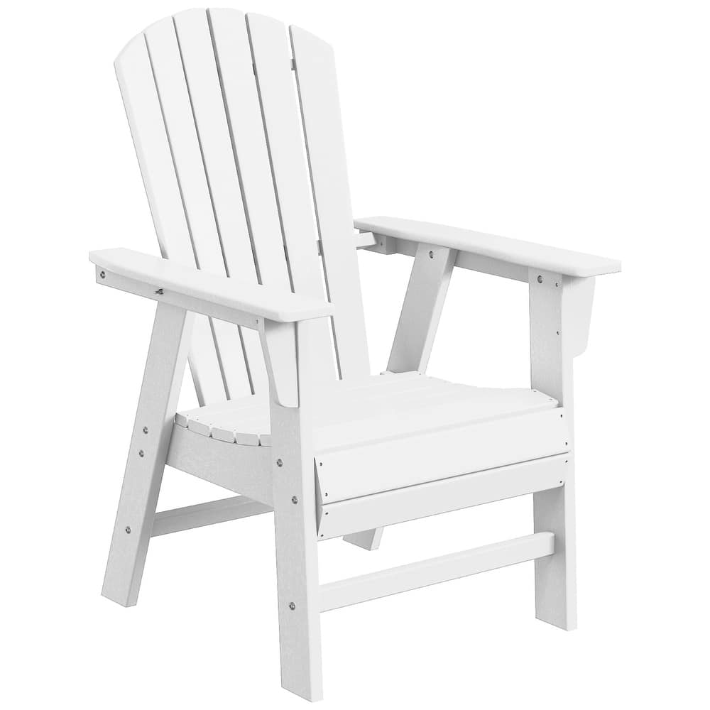 Altura Hdpe All Weather Outdoor Patio Adirondack Dining Chair
