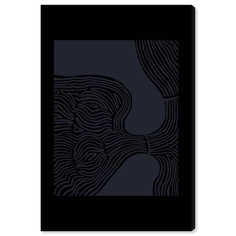Wynwood Studio Canvas Abstract Art Boheme Simplicity Abstract Black and Tan Modern & Contemporary Wall Art Canvas Print