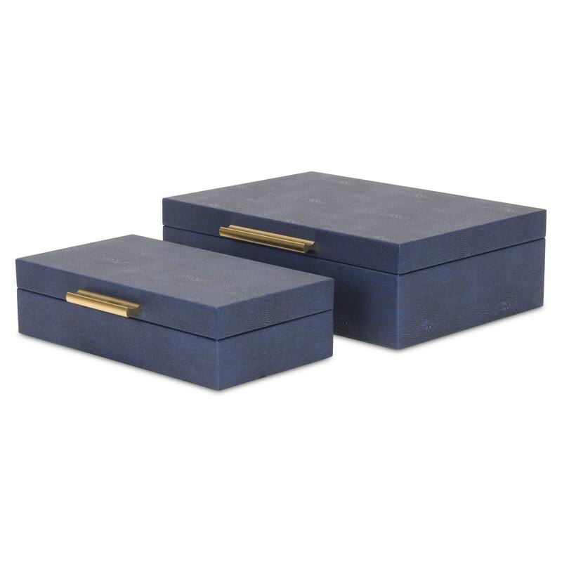 Lusan Black Vinyl Decorative Box Set