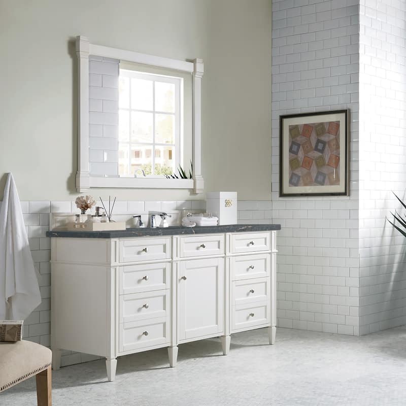 James Martin Vanities 650-V60S-FPBL Brittany 60" Free Standing Single