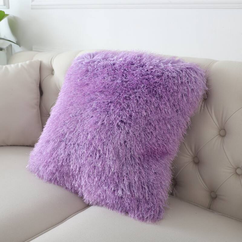 Manhattan Collection Shag Pillow