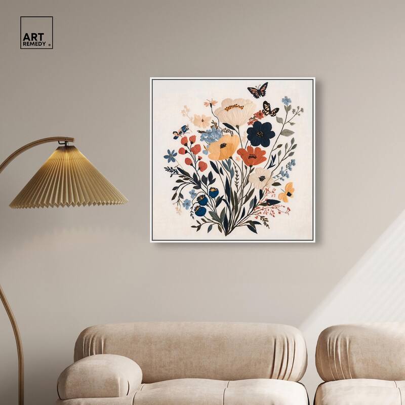 Garden of Threads I Canvas by Art Remedy