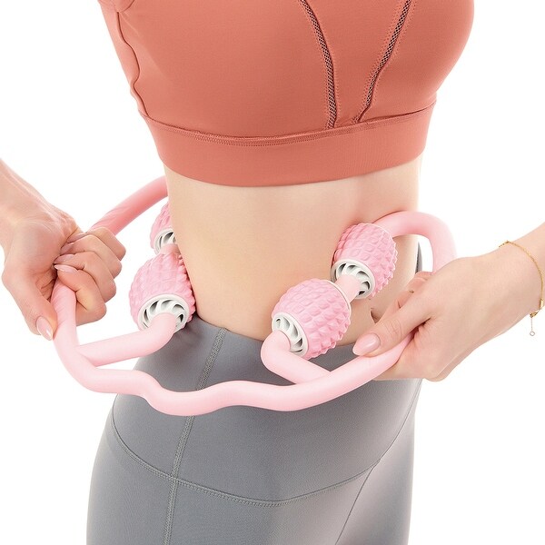 PRCTZ Massage Foam Roller, 4-point Handheld Muscle Massager