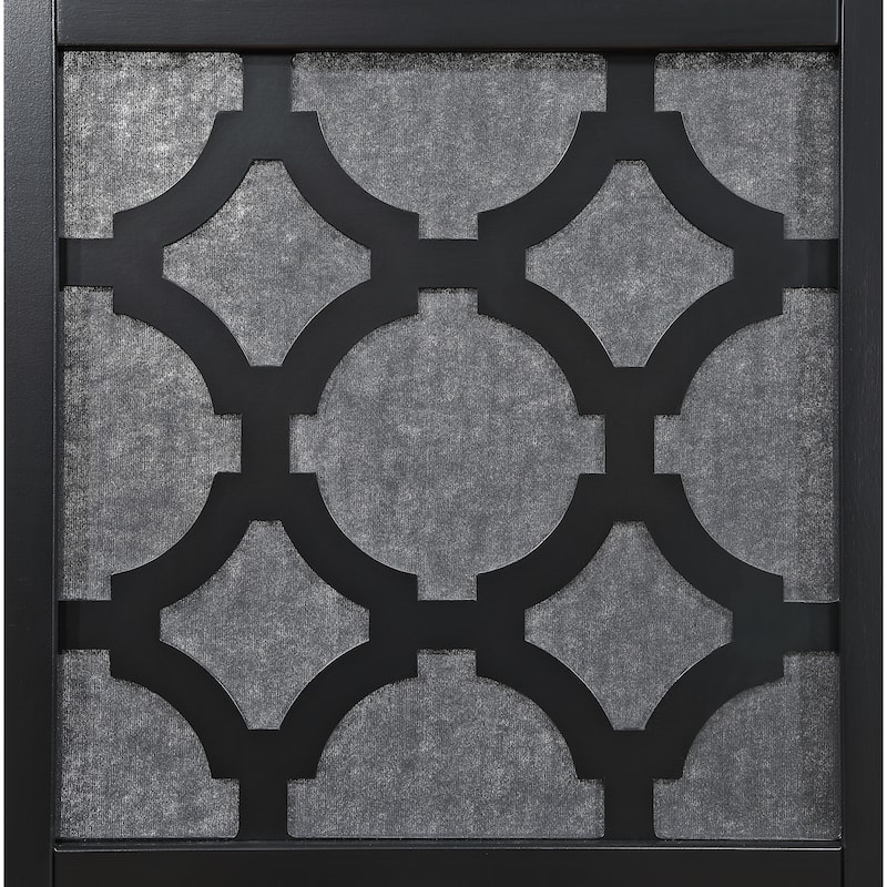 Roundhill Furniture Virelle 4-Panel Room Divider, Decorative Folding Freestanding Privacy Screen