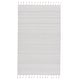preview thumbnail 7 of 8, Padraig Indoor/ Outdoor Solid Area Rug 5' x 8' - White/Light Gray