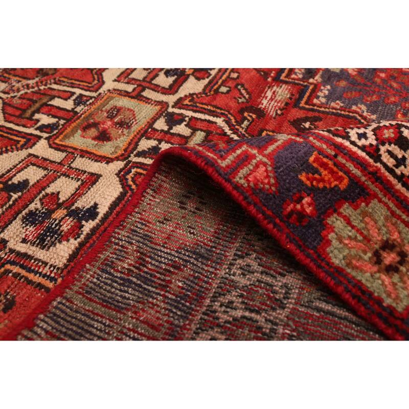 ECARPETGALLERY Hand-knotted Anadol Vintage Red Wool Rug - 3'11 x 7'3