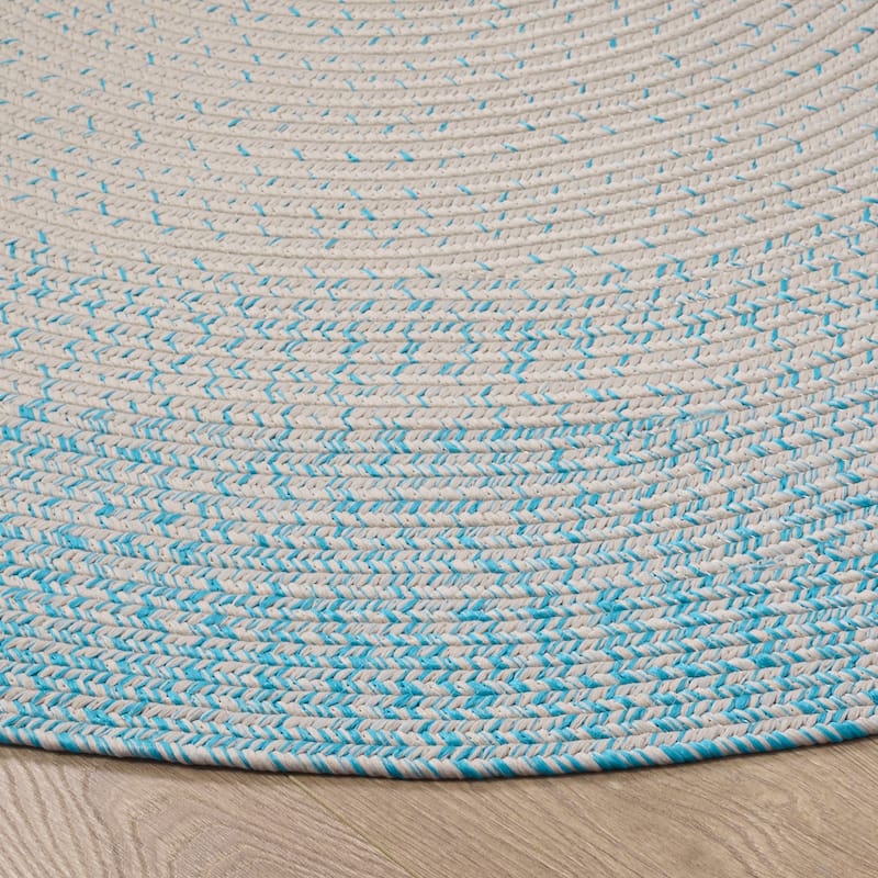 SAFAVIEH Handmade Braided Eiry Washable Indoor/Outdoor Rug - Weather Resistant & Easy Cleaning
