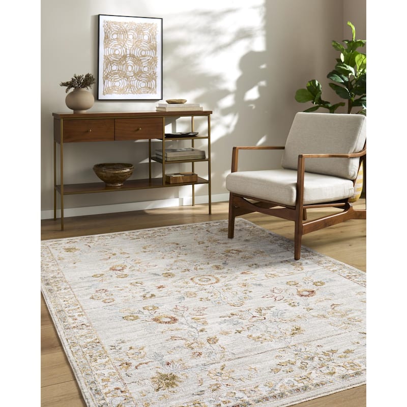Livabliss Roseanne Modern & Contemporary Area Rug - Cream - 2' x 2'11"