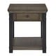 preview thumbnail 12 of 24, Richter Wood End Table by iNSPIRE Q Classic