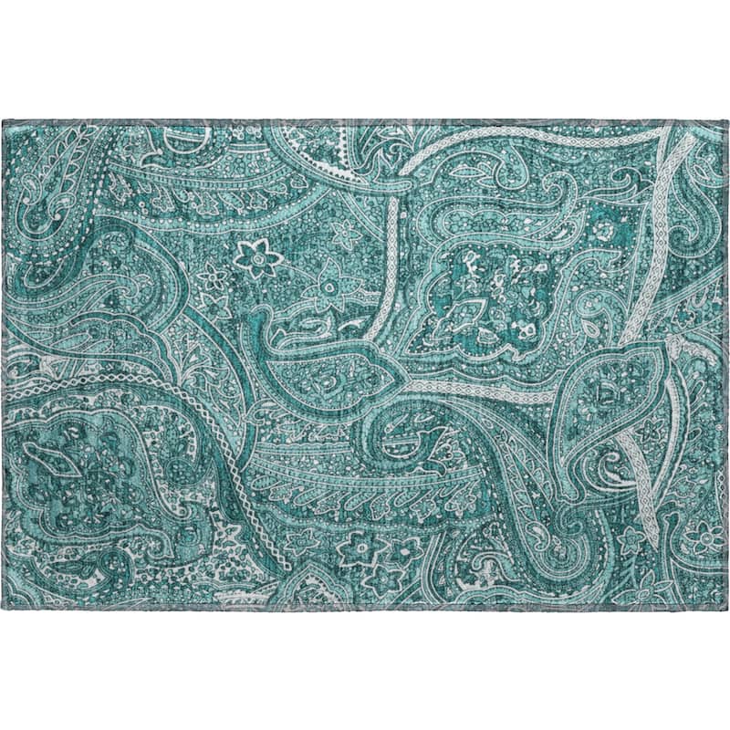 Premium Washable Super Soft Traditional Paisley Mayfield Rug