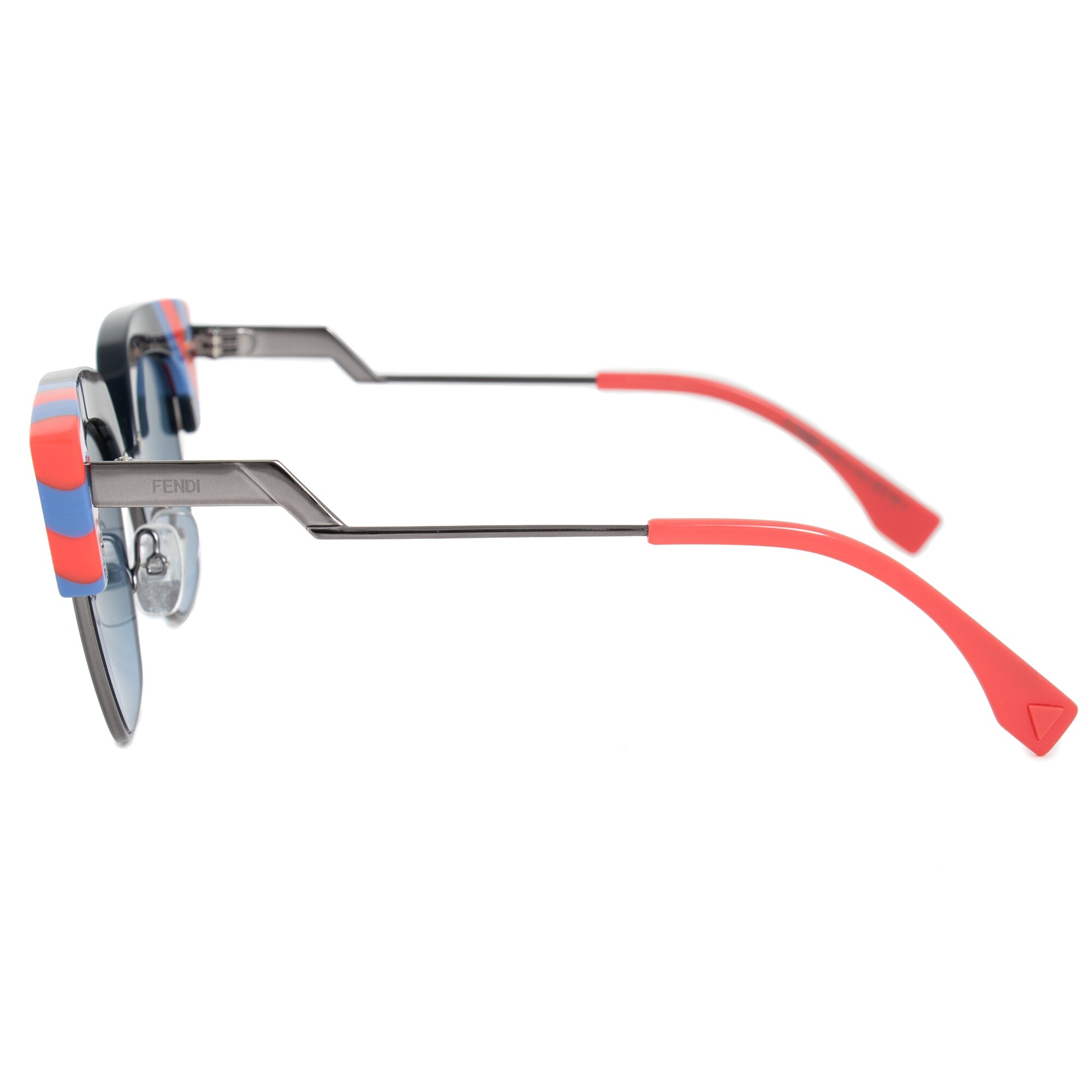 Shop Fendi Waves Square Sunglasses Ff0241s Pjp 08 50 50mm X 18mm