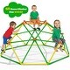 preview thumbnail 14 of 19, 6FT Geometric Climbing Dome Climber Playground for Kids 3-10, Climbing Toys for Kids - N/A Green+Yellow