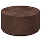 preview thumbnail 7 of 11, Moasis Tree Burl Bark Wood Coffee Table Brown