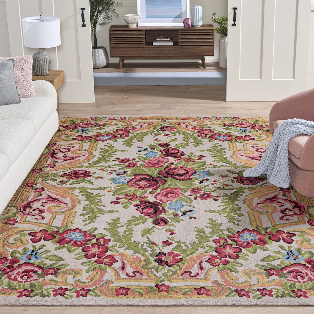 SAFAVIEH Classic Vintage Boho Renstine Oriental Cotton Rug
