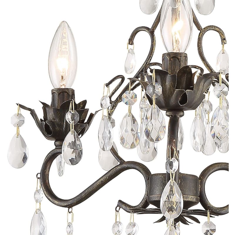Crystorama Lighting Group Paris Market 3 Light 13" Wide Hand Cut
