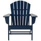preview thumbnail 70 of 96, Altura Classic Outdoor Eco-Friendly All Weather Adirondack Chairs with Side Table (3-Piece Set)